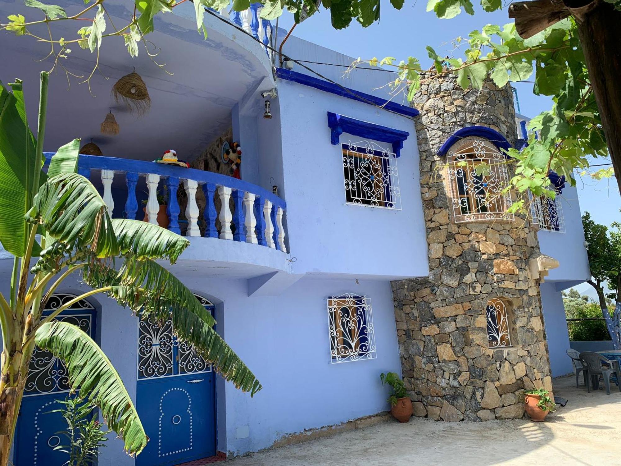 Vila Blue House Town Šafšawán Exteriér fotografie