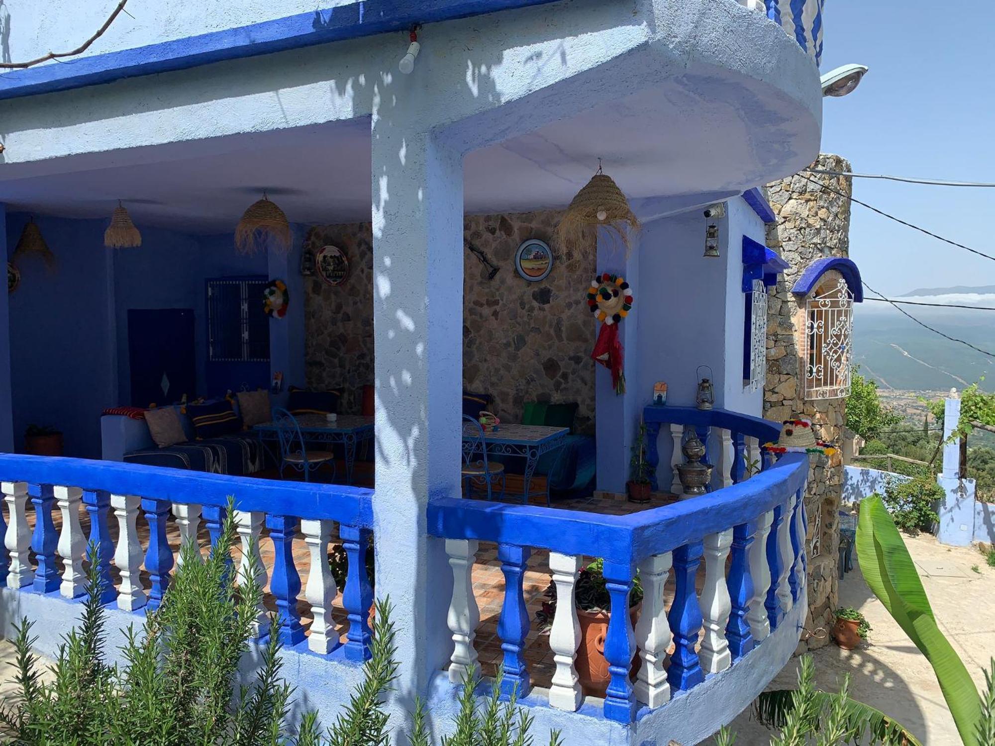 Vila Blue House Town Šafšawán Exteriér fotografie