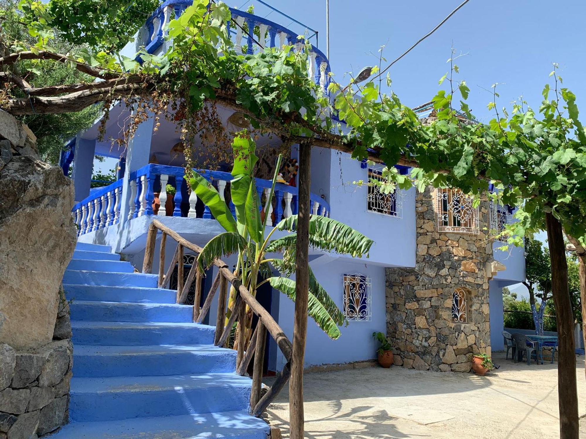 Vila Blue House Town Šafšawán Exteriér fotografie