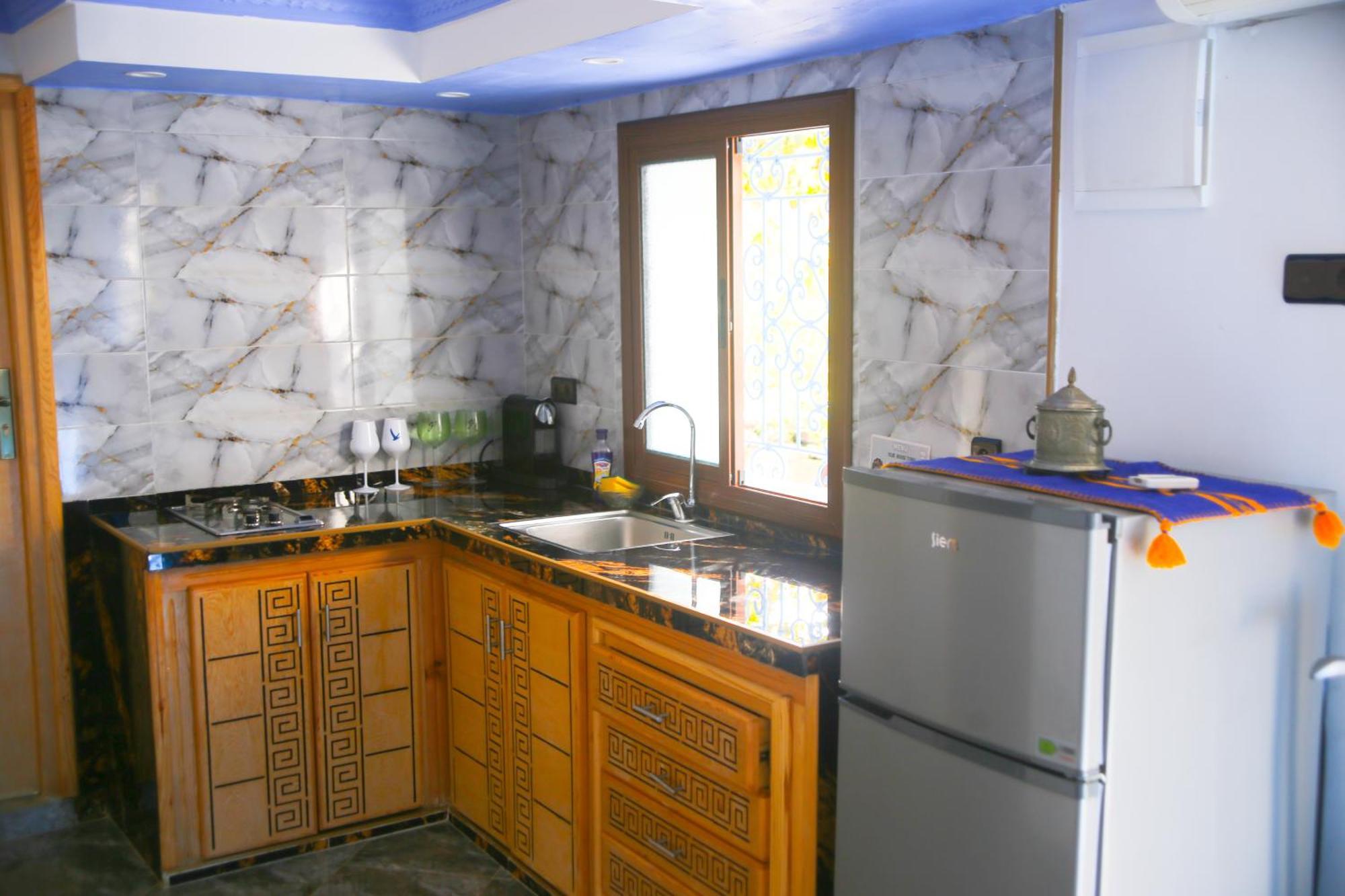 Vila Blue House Town Šafšawán Exteriér fotografie