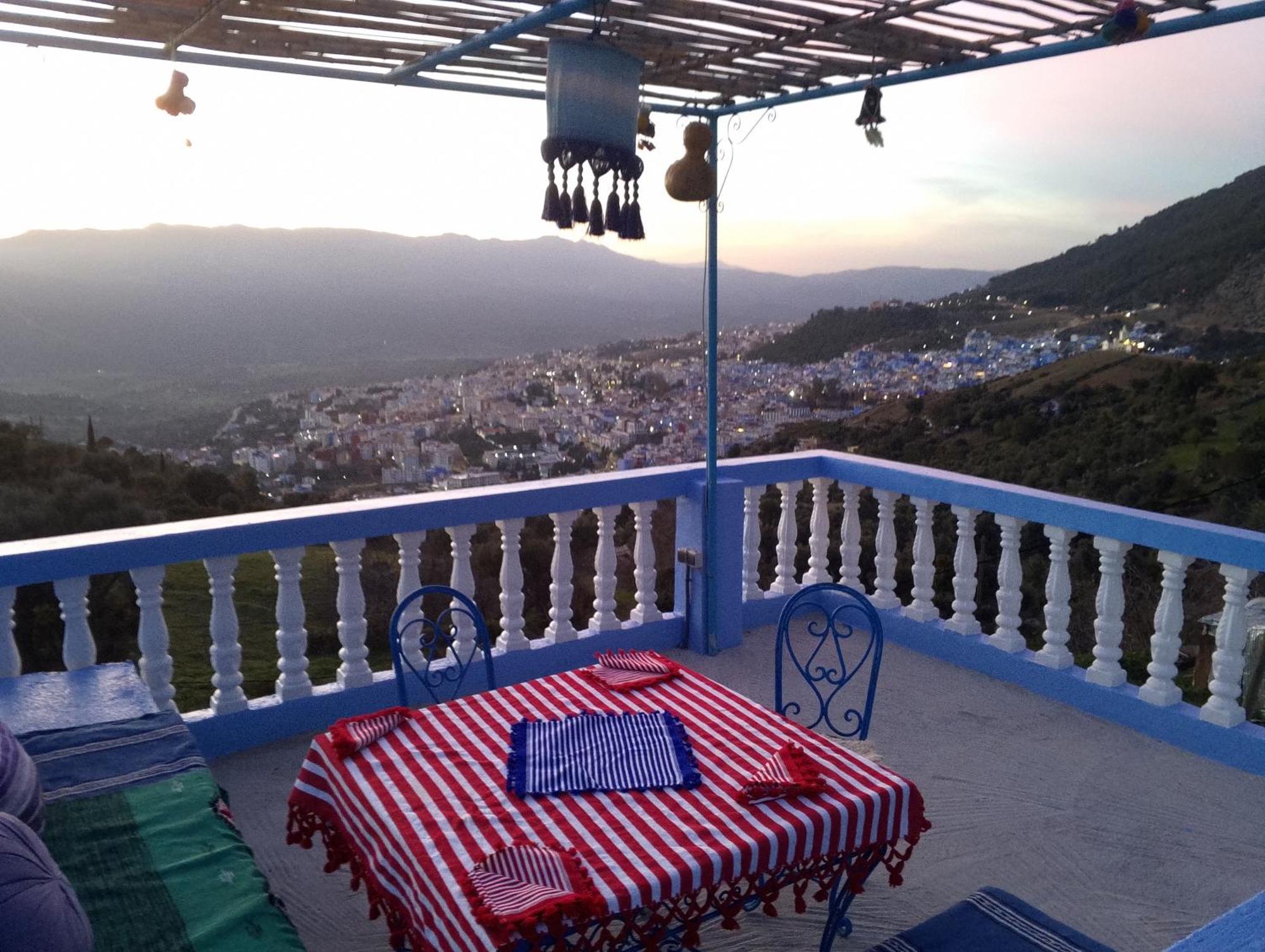 Vila Blue House Town Šafšawán Exteriér fotografie