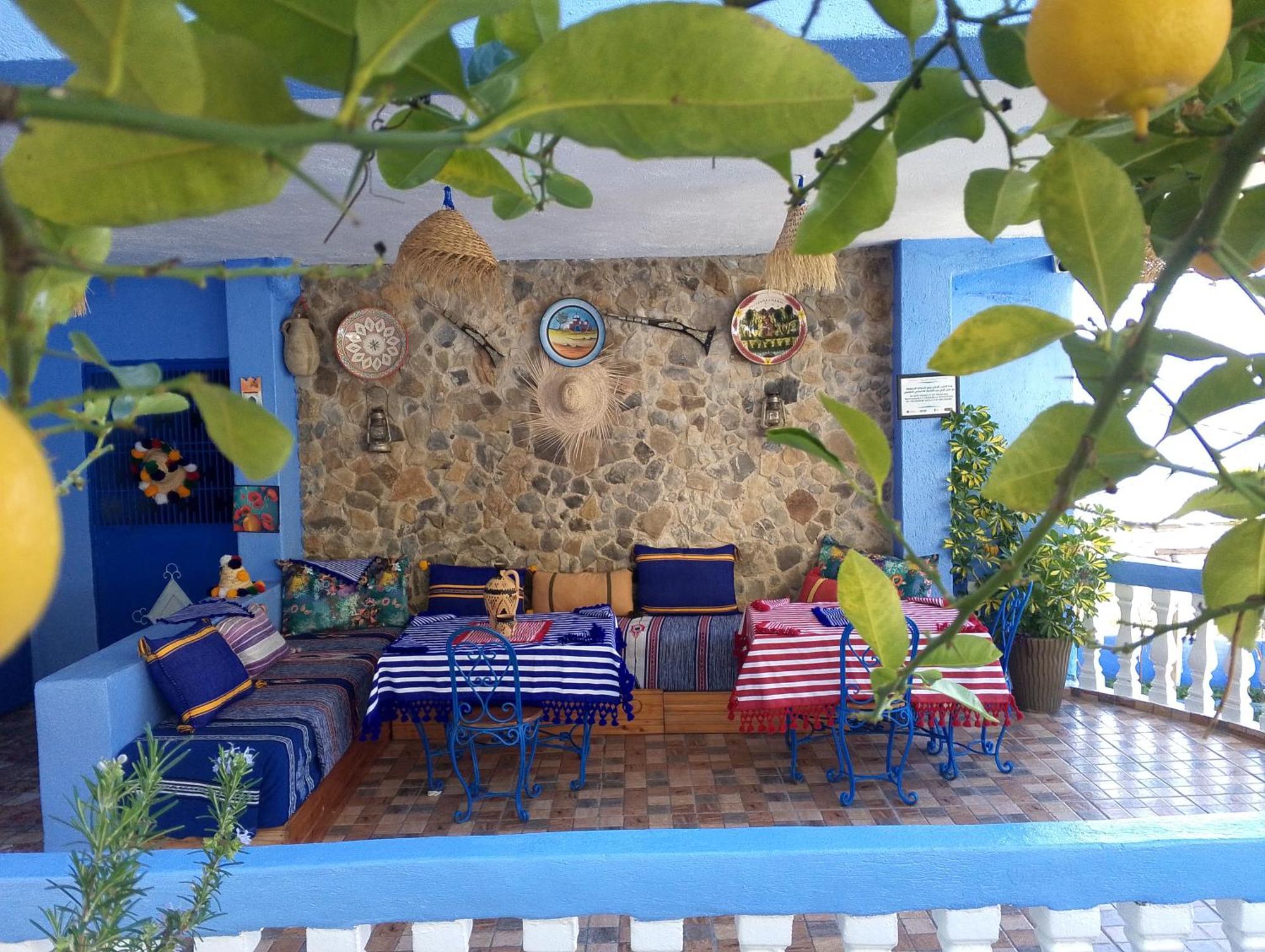 Vila Blue House Town Šafšawán Exteriér fotografie