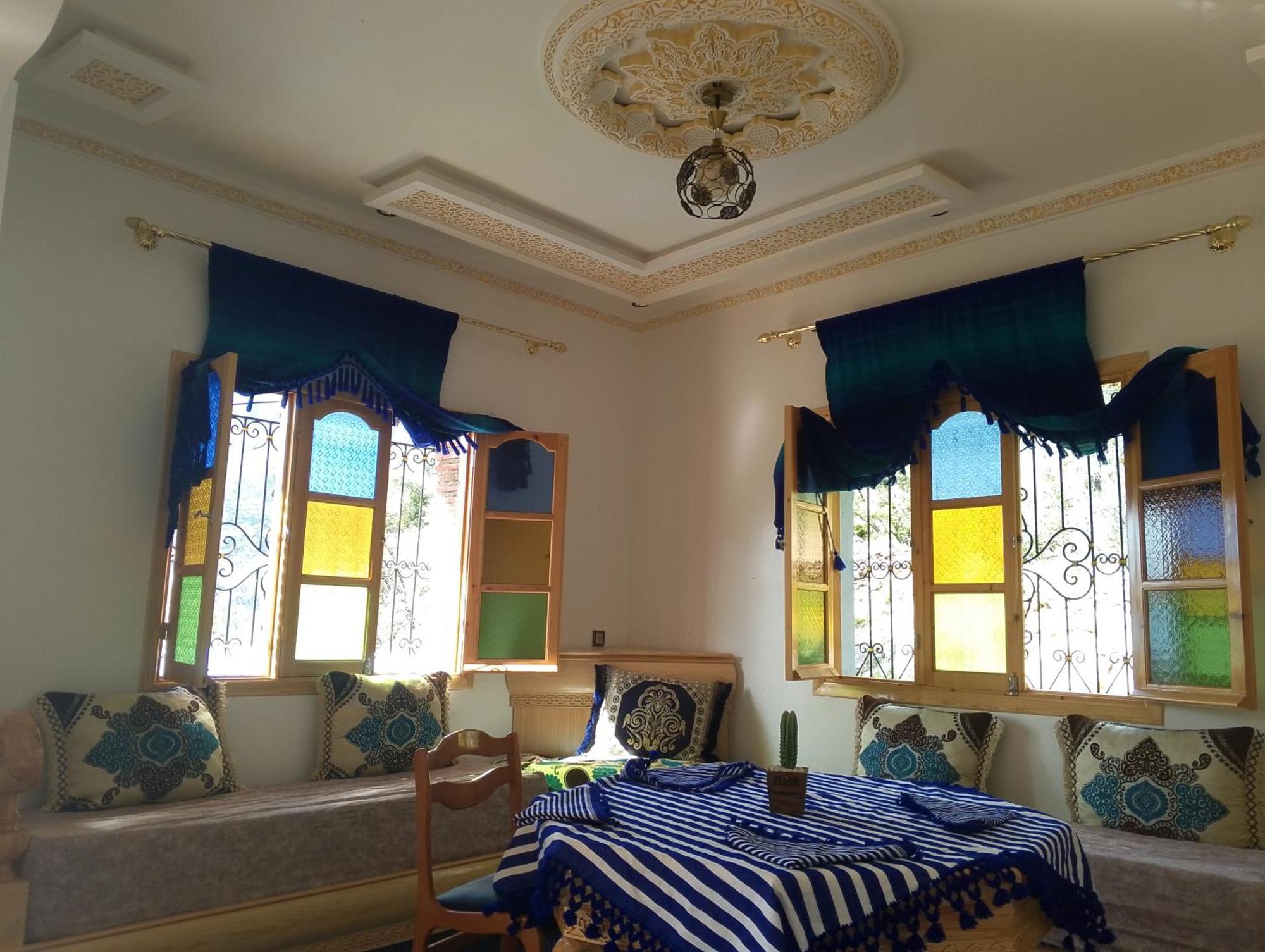Vila Blue House Town Šafšawán Exteriér fotografie